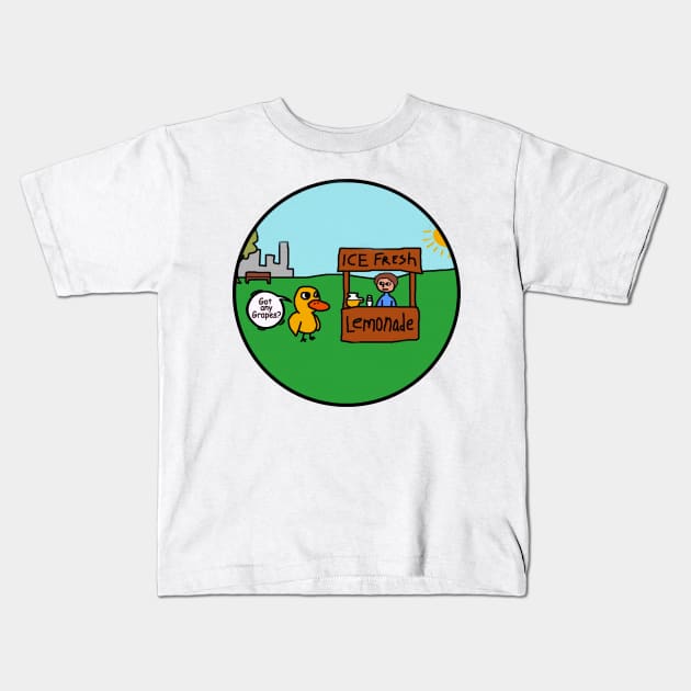 Got Any Grapes? Kids T-Shirt by Luna Lovers